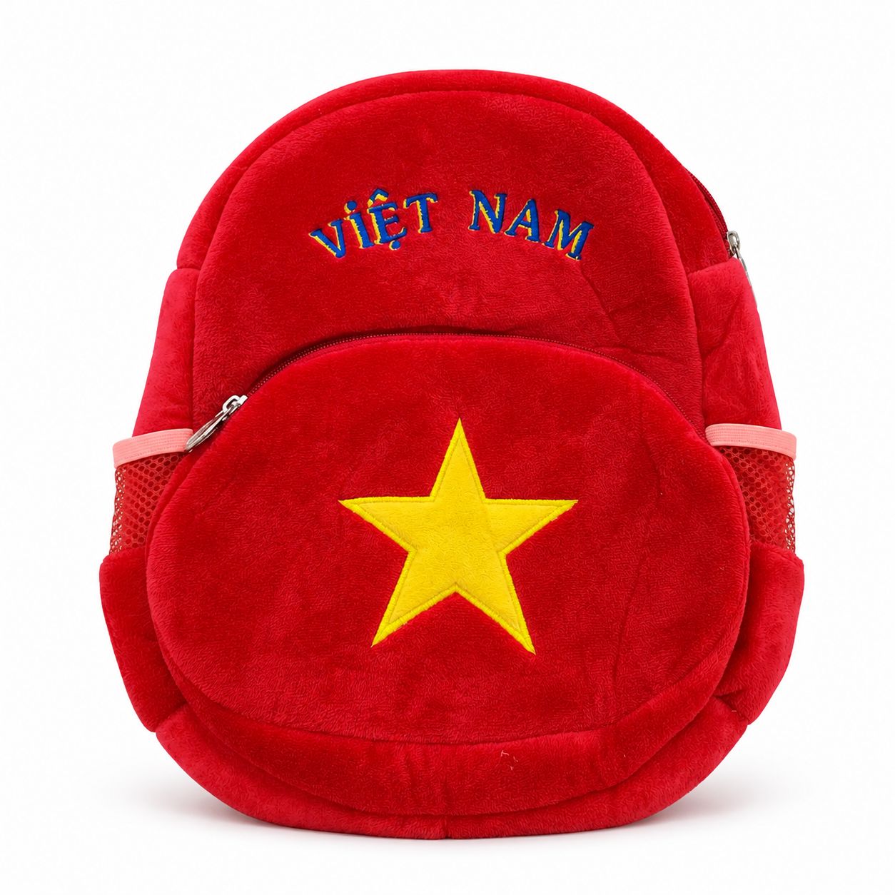 balo nhung đỏ cho bé