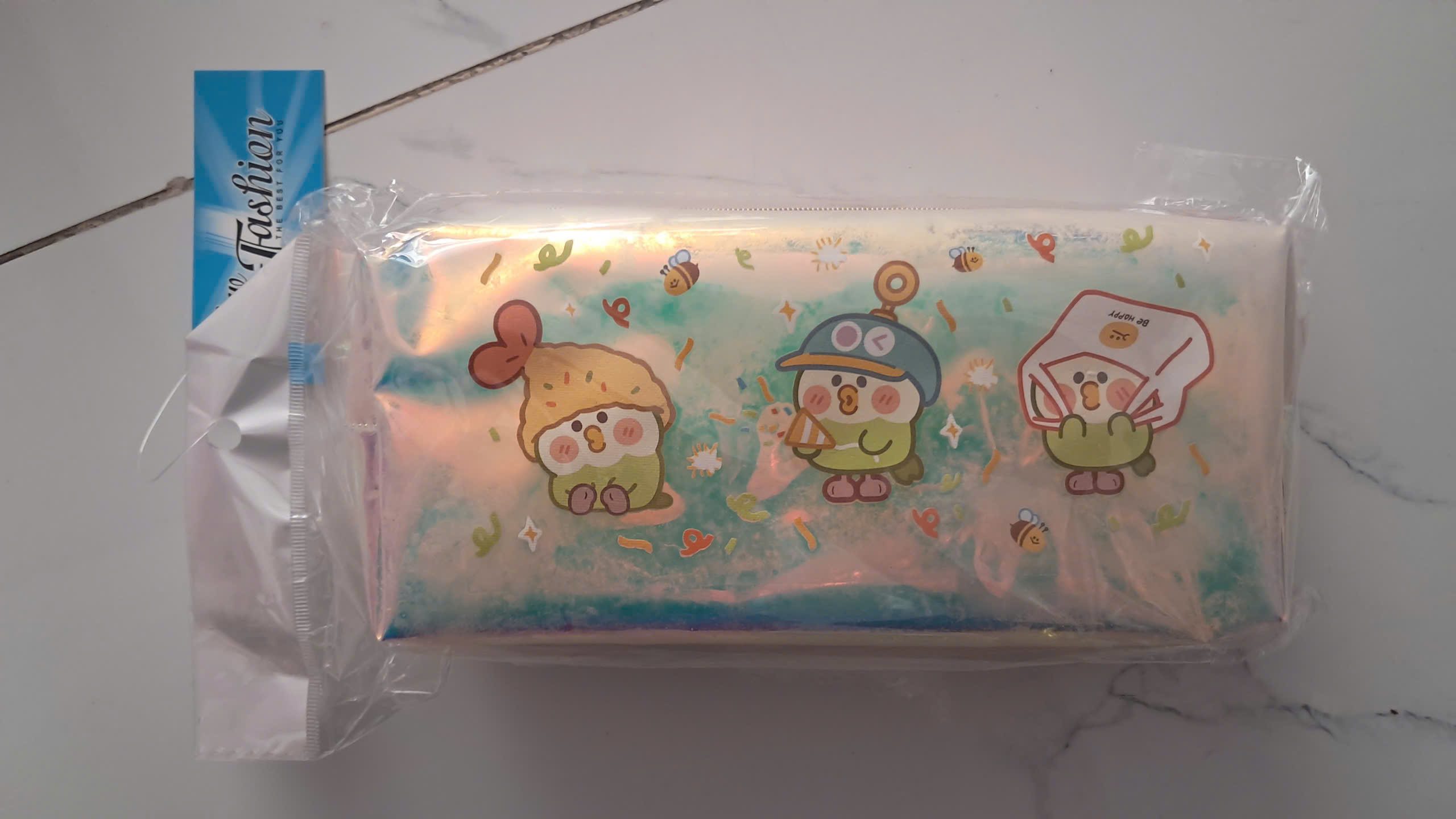 Bóp Viết Hologram Hoạt Hình Cute PVC 21cm - Ảnh 5