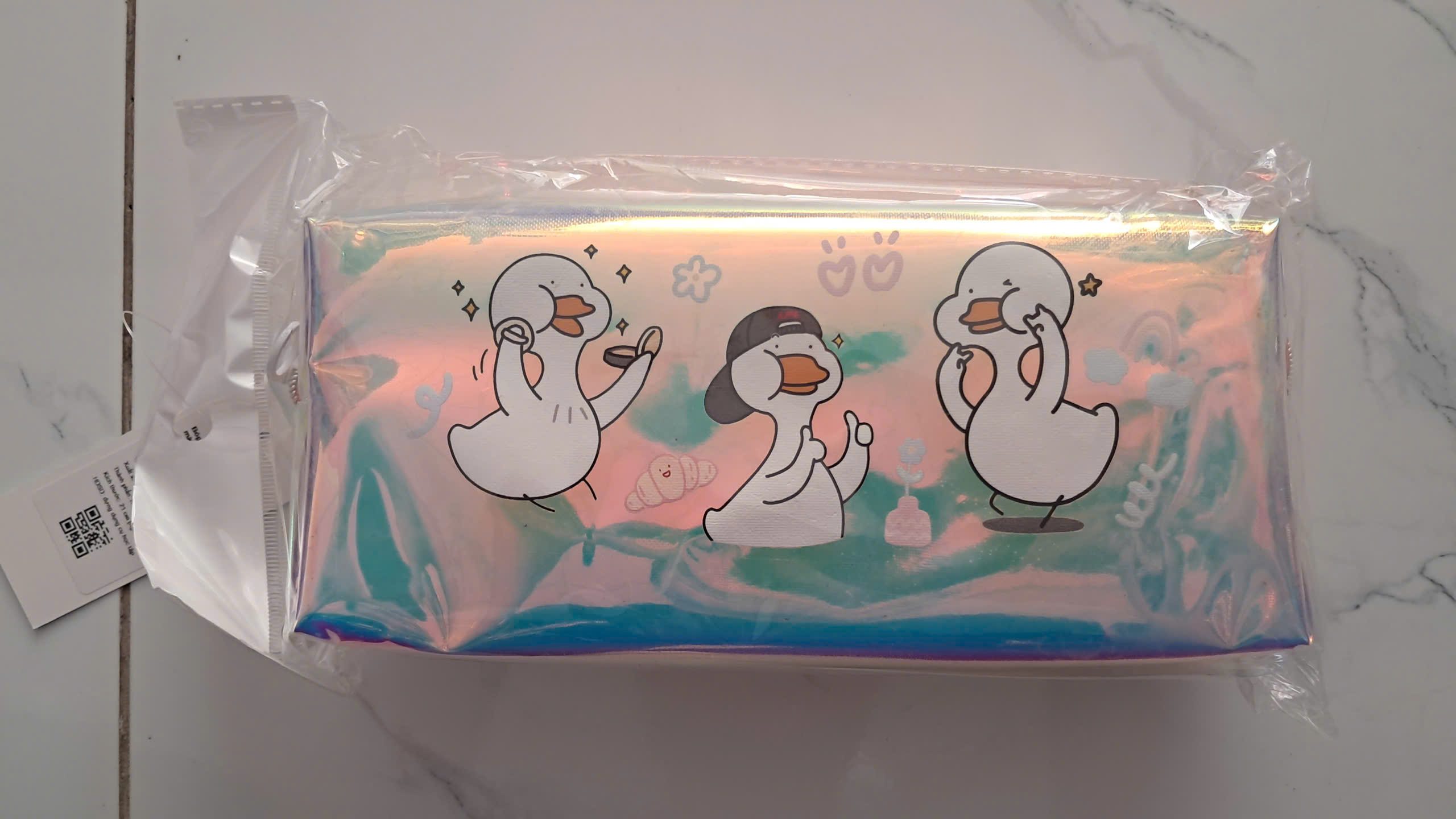Bóp Viết Hologram Hoạt Hình Cute PVC 21cm - Ảnh 2