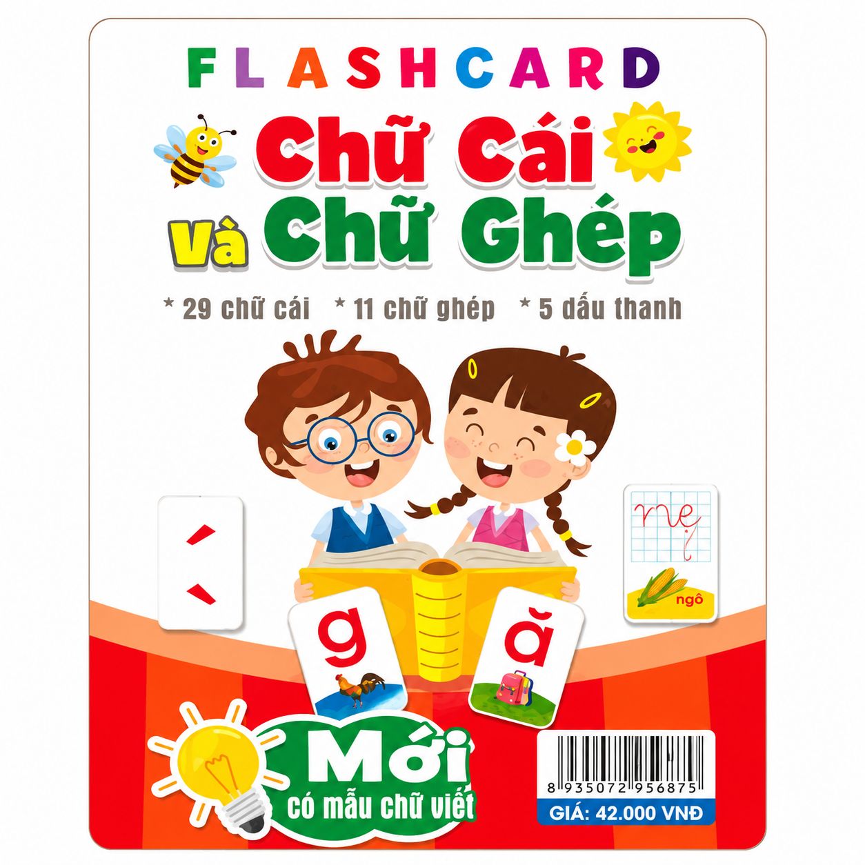 flashcard chữ cái và chữ ghép cho bé