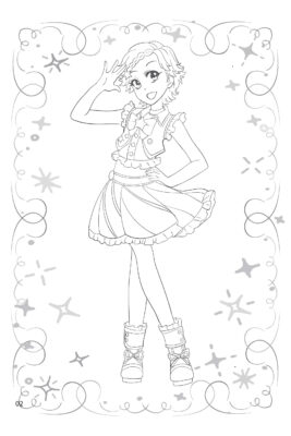 Anime Princess Bé Tô Màu Công Chúa Hoạt Hình 