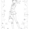Sách tô màu Anime Princess 2025 cho bé yêu sáng tạo