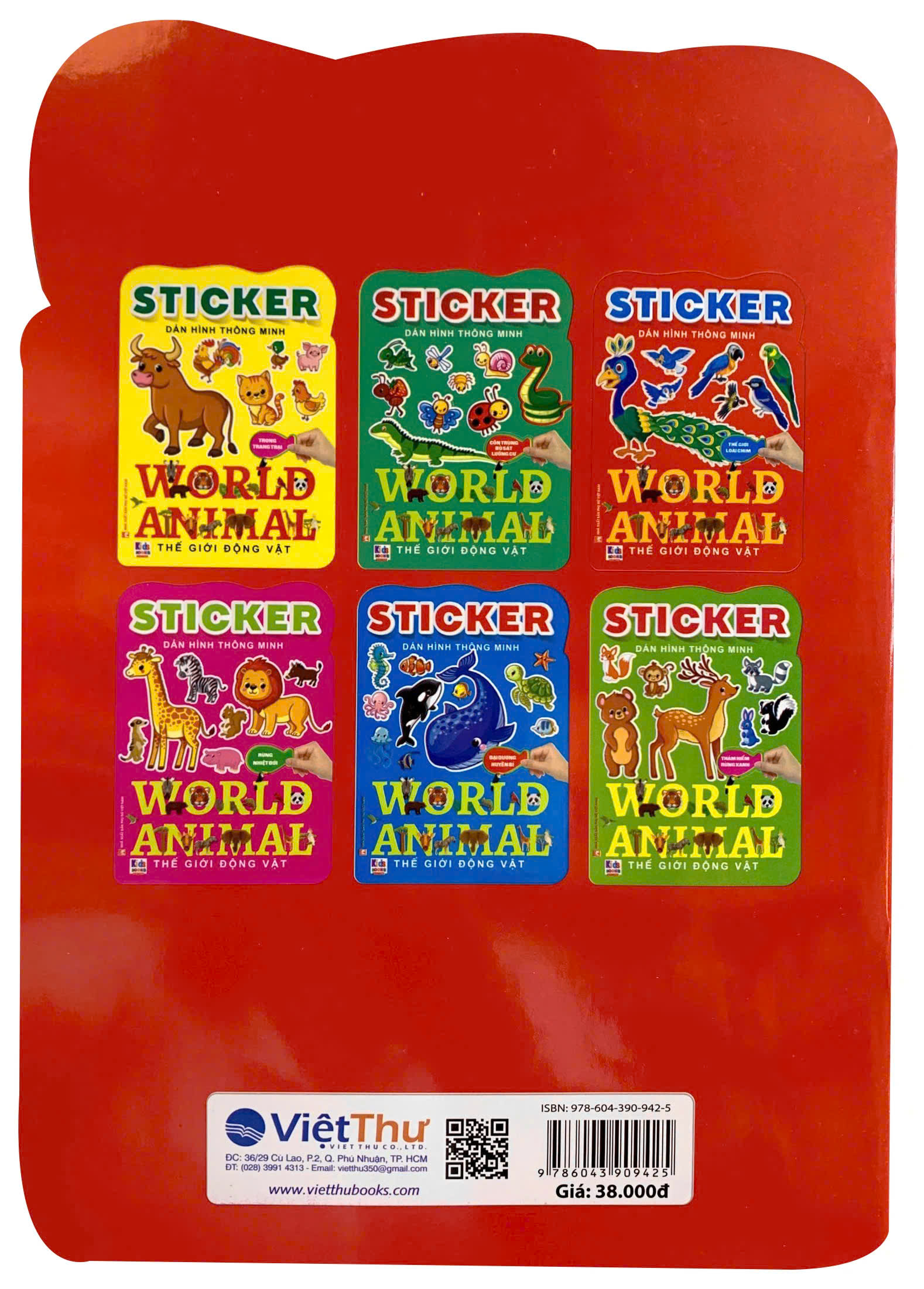 Sticker Dán Hình Thông Minh World Animal 1 Chủ Đề Loài Chim