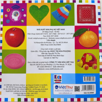 Sách ABC Colours Shapes 2025 Cho Bé Học Chữ Cái, Màu Sắc