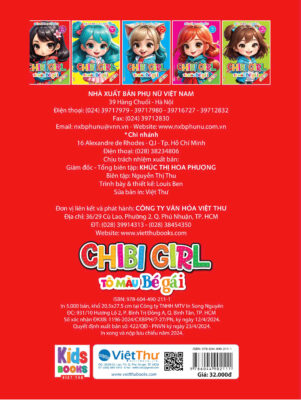 Sách Chibi Girl Tô Màu Bé Gái: 5 điểm đáng chọn