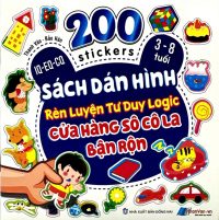 Sách Dán Hình Cửa Hàng Socola 200 Sticker Cho Bé
