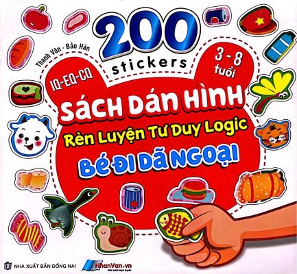 Sách Dán Hình Rèn Luyện Tư Duy Logic Cho Bé 3–8 Tuổi