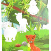 Sticker Dán Hình Thông Minh World Animal 1 Chủ Đề Động Vật