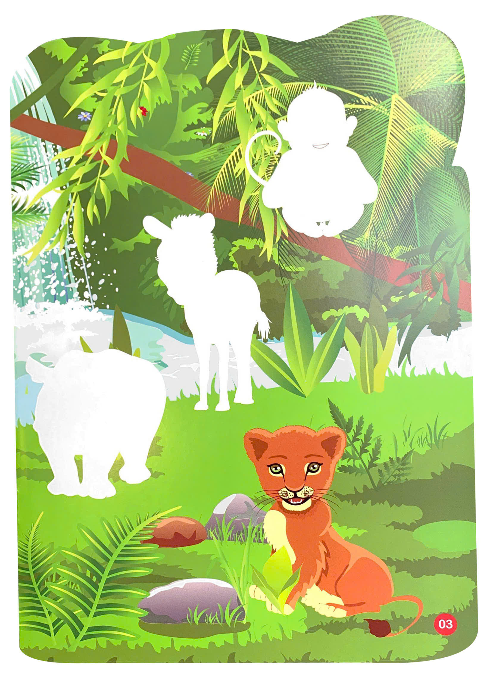 Sticker Dán Hình Thông Minh World Animal 1 Chủ Đề Động Vật
