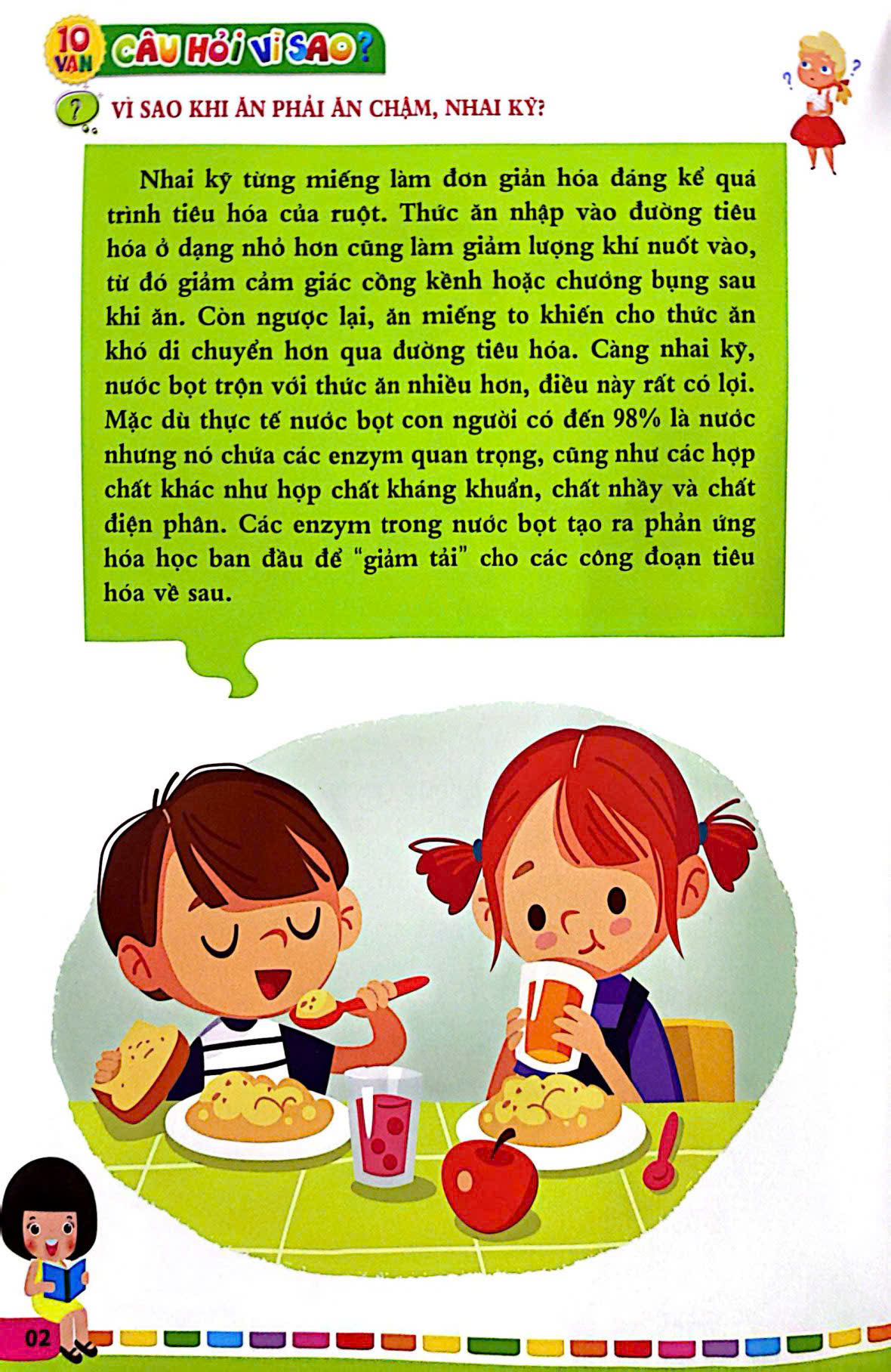 10 Vạn Câu Hỏi Vì Sao Ăn Uống & Sức Khỏe Cho Bé