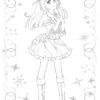 Anime Princess Bé Tô Màu Công Chúa Hoạt Hình