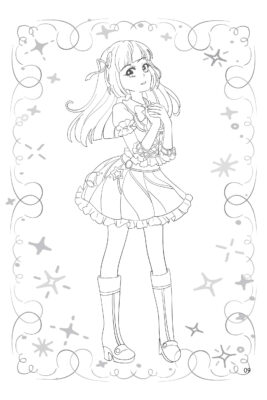 Anime Princess Bé Tô Màu Công Chúa Hoạt Hình 
