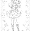 Anime Princess Bé Tô Màu Công Chúa Hoạt Hình