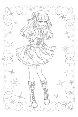 Anime Princess Bé Tô Màu Công Chúa Hoạt Hình 