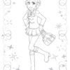 Sách tô màu Anime Princess 2025 cho bé yêu sáng tạo