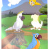 Sticker Dán Hình Thông Minh World Animal 1 Chủ Đề Loài Chim