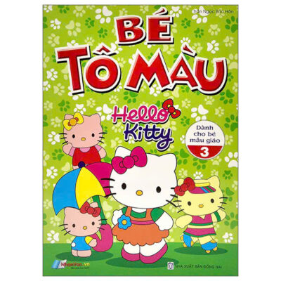 Bé Tô Màu Hello Kitty Tập 3 Cho Bé Mẫu Giáo