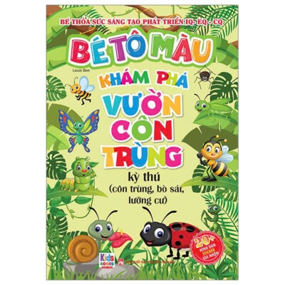 Bé Tô Màu Khám Phá Vườn Côn Trùng 50+ Sticker