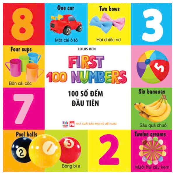 Sách First 100 Numbers – 100 Số Đếm Đầu Tiên Cho Bé