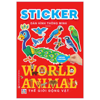 Sticker Dán Hình Thông Minh World Animal 1 Chủ Đề Loài Chim