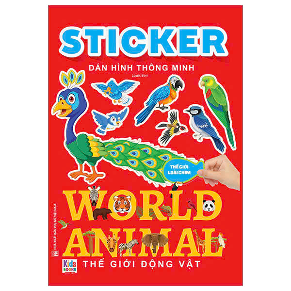 Sticker Dán Hình Thông Minh World Animal 1 Chủ Đề Loài Chim