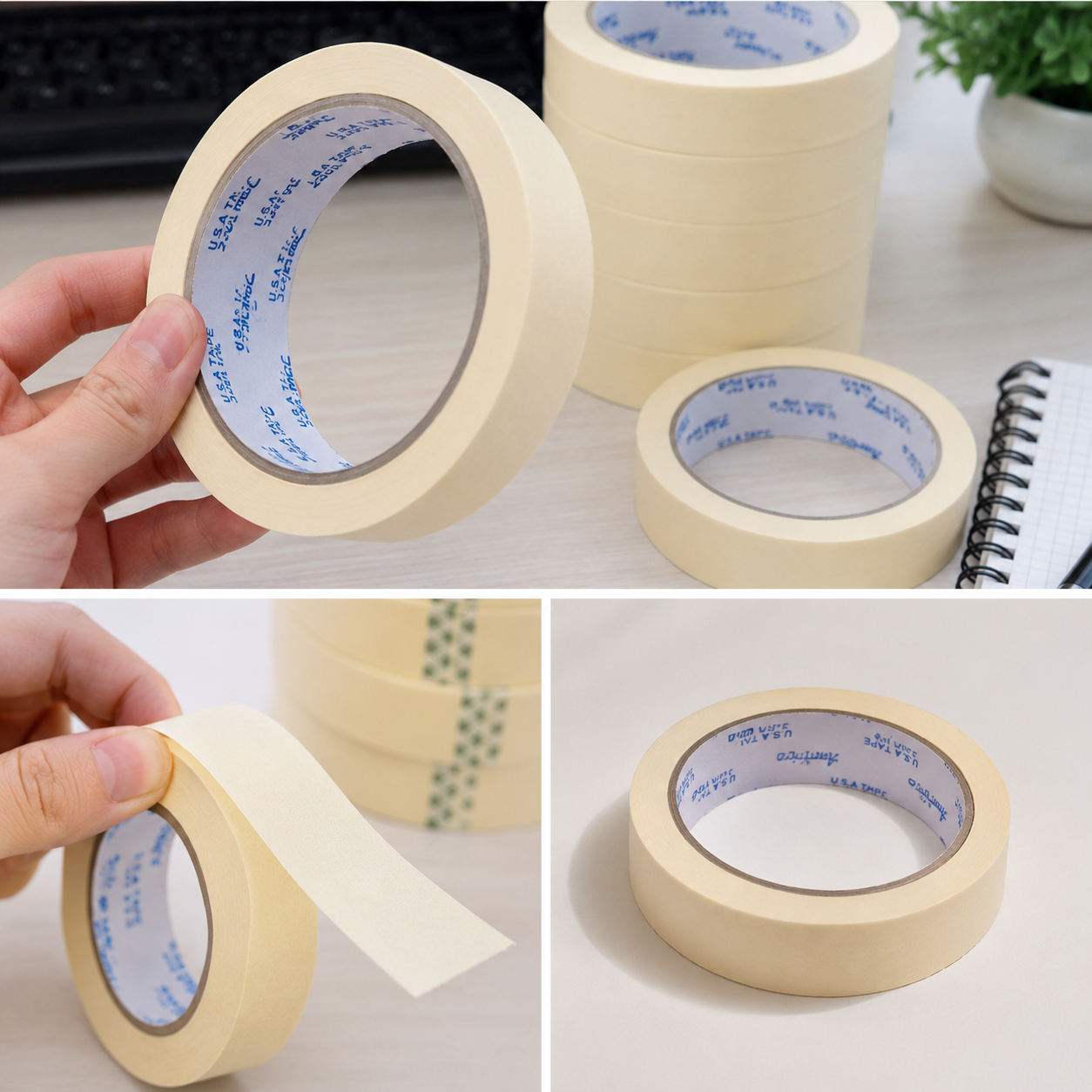 Băng Keo Giấy 23.5mm Tiện Dụng Cho Văn Phòng Và Handmade (Cuộn) - Ảnh 2