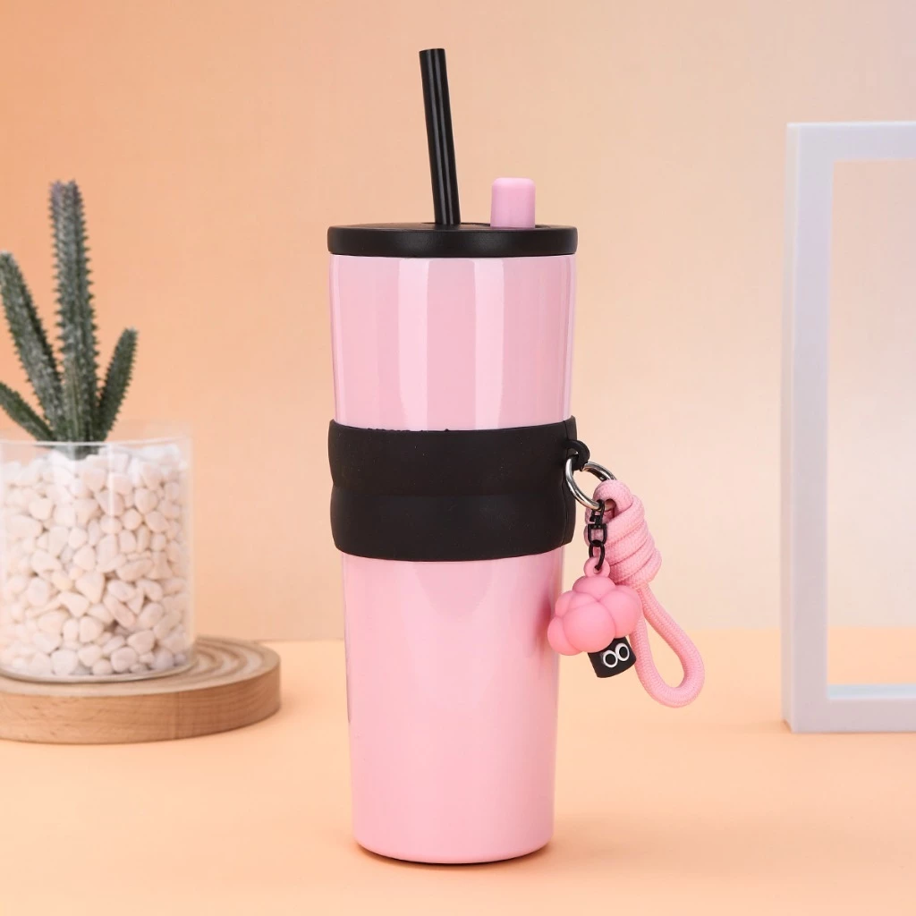 Bình Nước Inox 304 710ml Có Ống Hút - Ảnh 6