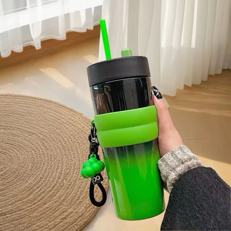 Bình Nước Inox 304 710ml Có Ống Hút - Ảnh 10