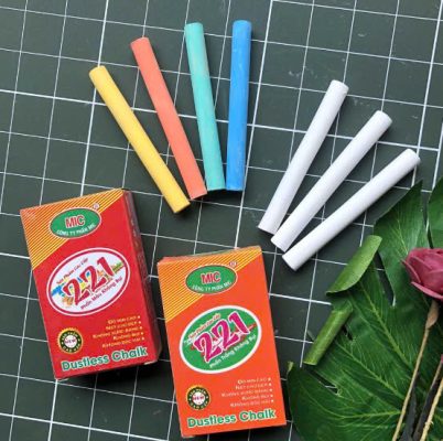 Phấn Không Bụi MIC 221 Viết Mịn Đẹp Cho Lớp Học 2025