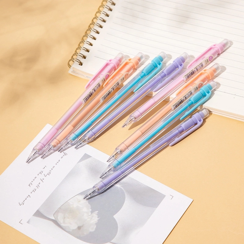 Bút Chì Bấm Deli U502 0.5mm Và 0.7mm Màu Pastel (Giao màu ngẫu nhiên) - Ảnh 2