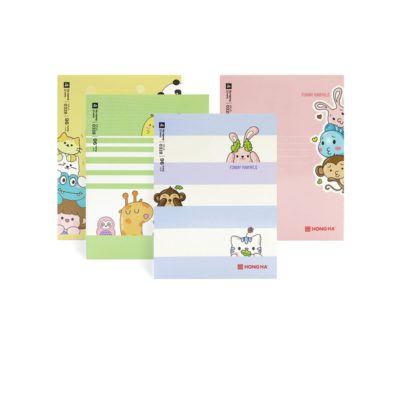 Vở 4 Ô Ly Ngang Hồng Hà Funny Animals 96 Trang 0328 Dễ Thương