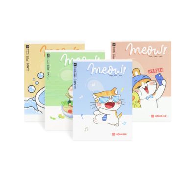Vở Ô Ly Vuông Hồng Hà Meow 200 Trang 0451 Dễ Thương 2025