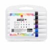 bút lông màu Acrylic Hồng Hà 12 màu,